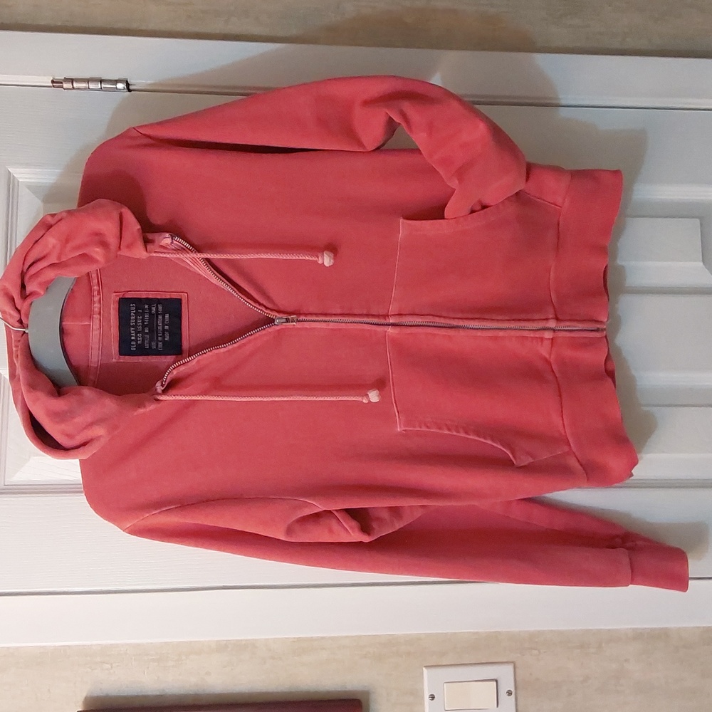 OLD NAVY SURPLUS Y2K zip unisex hood